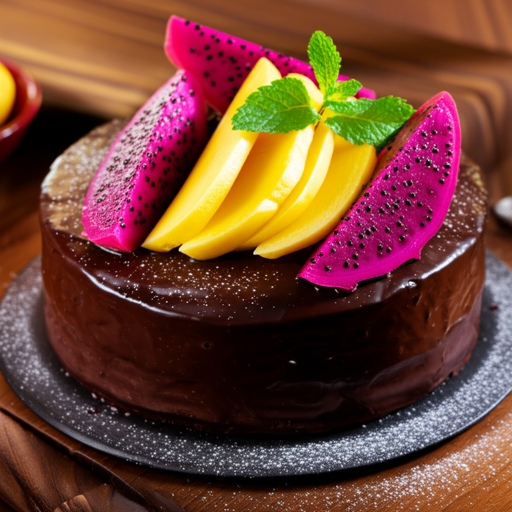 Thai Tea Chocolate Cake